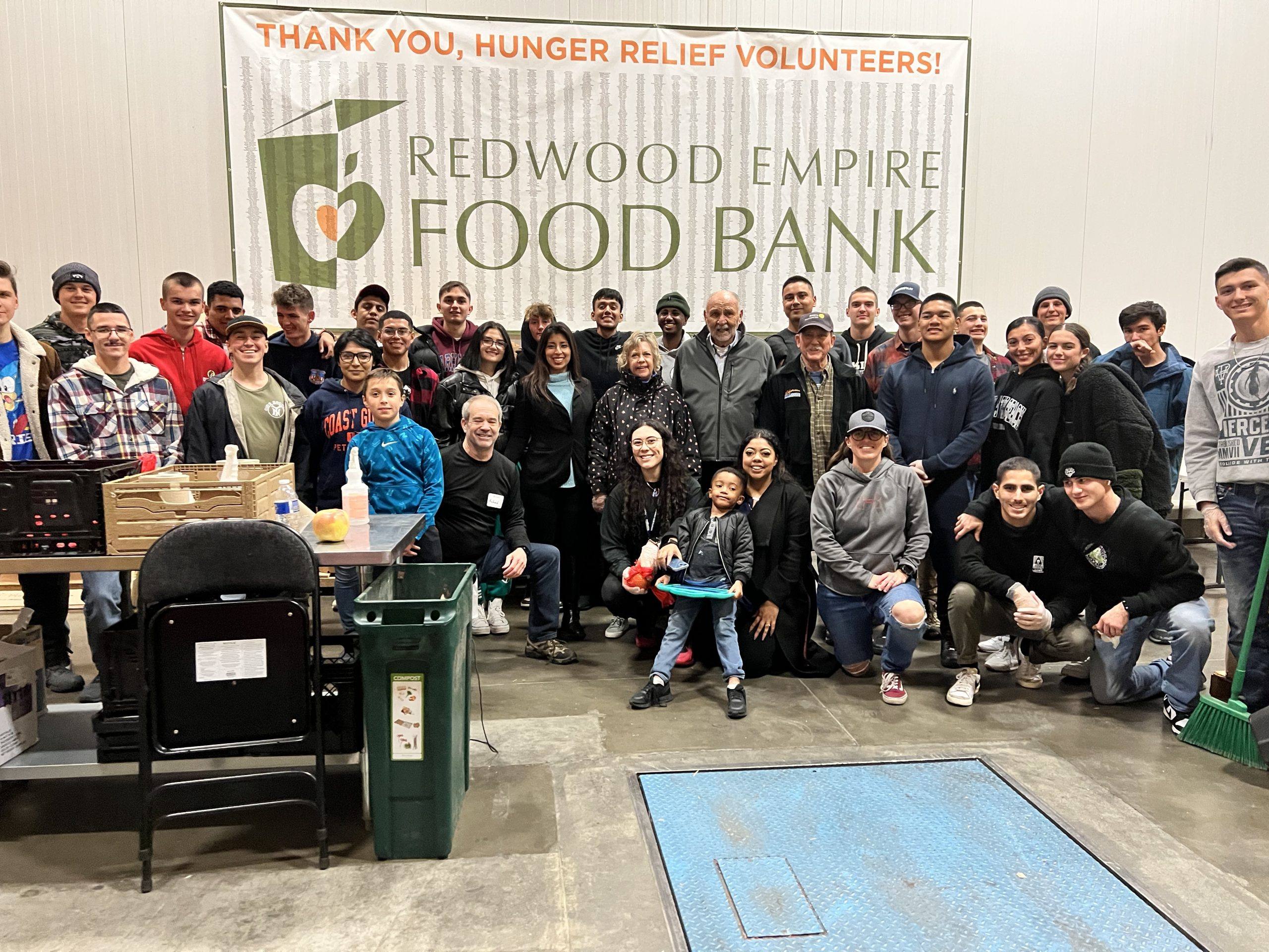 Rotary & Rotaract Support The Food Bank