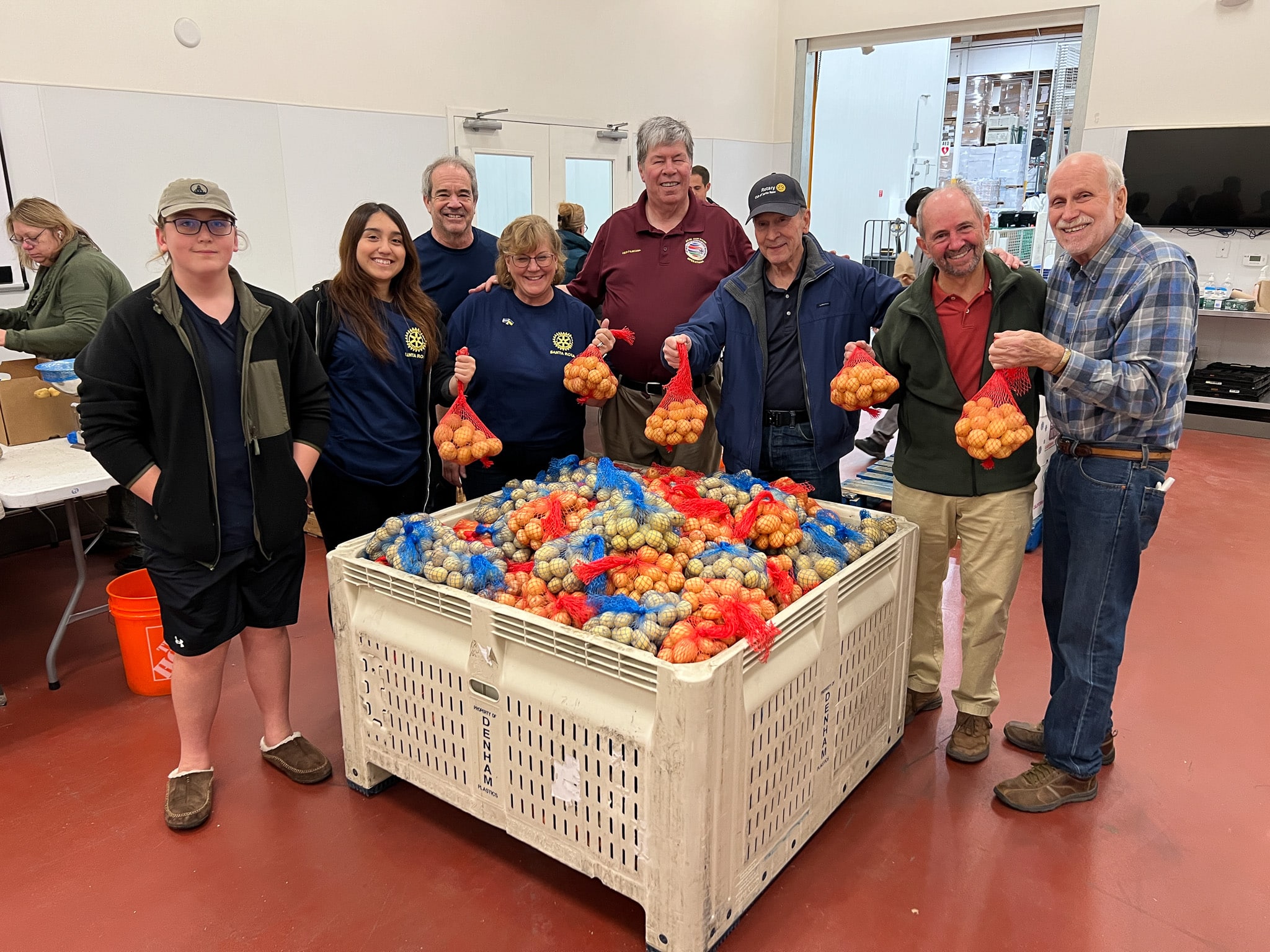 Volunteering At The Food Bank – December 13, 2023