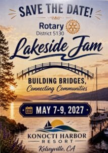 Save The Date - Jeff's District Conference - Lakeside Jam